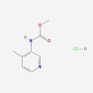 methyl N-(4-methylpyridin-3-yl)carbamate hydrochloride