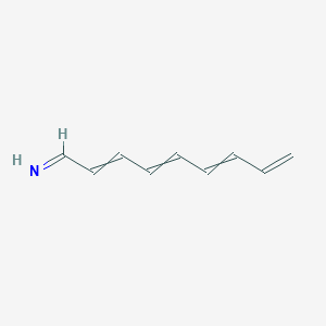 molecular formula C9H11N B14335915 Nona-2,4,6,8-tetraen-1-imine CAS No. 95248-94-5