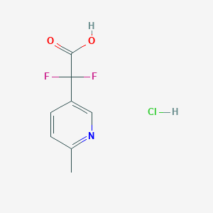 2,2-Difluoro-2-(6-methylpyridin-3-yl)acetic acid hydrochloride