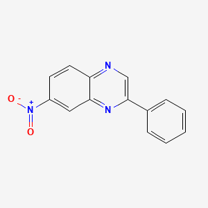 molecular formula C14H9N3O2 B14335939 7-Nitro-2-phenylquinoxaline CAS No. 103977-08-8