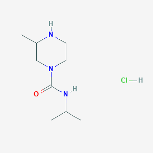 3-methyl-N-(propan-2-yl)piperazine-1-carboxamide hydrochloride