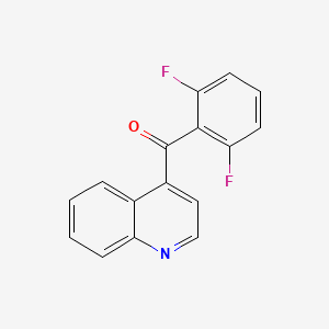4-(2,6-Difluorobenzoyl)quinoline