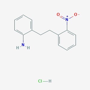 2-[2-(2-Nitrophenyl)ethyl]aniline hydrochloride