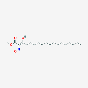 molecular formula C19H35NO4 B14336107 methyl (E)-3-hydroxy-2-nitrosooctadec-2-enoate 