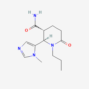 (2R,3R)-2-(1-methyl-1H-imidazol-5-yl)-6-oxo-1-propylpiperidine-3-carboxamide