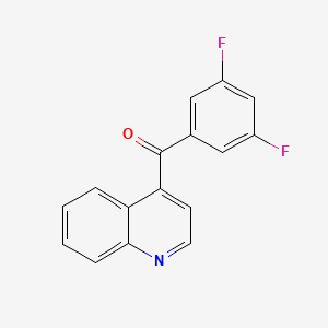 4-(3,5-Difluorobenzoyl)quinoline