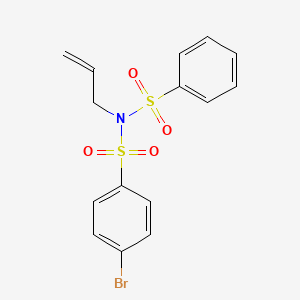 molecular formula C15H14BrNO4S2 B14336147 N-(Benzenesulfonyl)-4-bromo-N-(prop-2-en-1-yl)benzene-1-sulfonamide CAS No. 98228-56-9