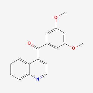 4-(3,5-Dimethoxybenzoyl)quinoline