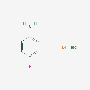 molecular formula C7H6BrFMg B14336154 Magnesium, bromo[(4-fluorophenyl)methyl]- CAS No. 107549-21-3