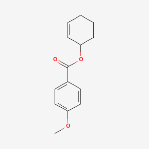 molecular formula C14H16O3 B14336198 Cyclohex-2-en-1-yl 4-methoxybenzoate CAS No. 103437-98-5