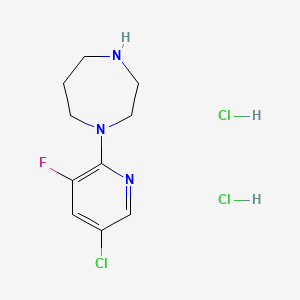 1-(5-Chloro-3-fluoropyridin-2-yl)-1,4-diazepane dihydrochloride