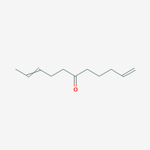 molecular formula C11H18O B14336291 Undeca-1,9-dien-6-one CAS No. 106225-65-4