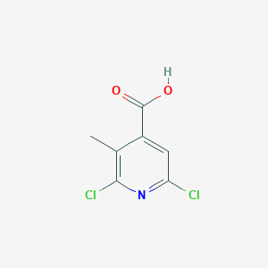 molecular formula C7H5Cl2NO2 B1433633 2,6-Dichloro-3-methylisonicotinic acid CAS No. 1256835-40-1