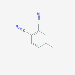 molecular formula C10H8N2 B14336391 4-Ethylphthalonitrile 