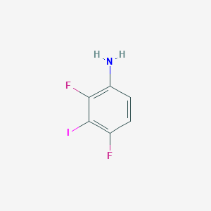 molecular formula C6H4F2IN B1433647 2,4-Difluoro-3-iodoaniline CAS No. 1437316-91-0