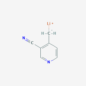 molecular formula C7H5LiN2 B14336473 Lithium (3-cyanopyridin-4-yl)methanide CAS No. 109355-91-1