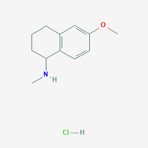 6-methoxy-N-methyl-1,2,3,4-tetrahydronaphthalen-1-amine hydrochloride