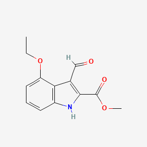 Methyl 4-ethoxy-3-formyl-1H-indole-2-carboxylate