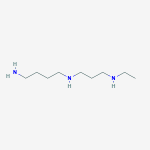 molecular formula C9H23N3 B14336569 1,4-Butanediamine, N-[3-(ethylamino)propyl]- CAS No. 110539-43-0