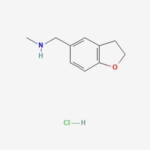 (2,3-Dihydro-1-benzofuran-5-ylmethyl)(methyl)amine hydrochloride