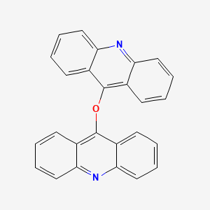 molecular formula C26H16N2O B14336636 Acridine, 9,9'-oxybis- CAS No. 95256-37-4