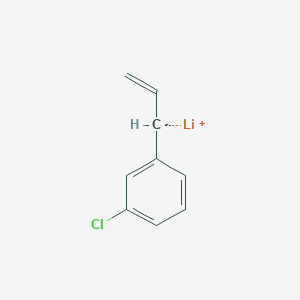molecular formula C9H8ClLi B14336640 lithium;1-chloro-3-prop-2-enylbenzene CAS No. 106175-53-5