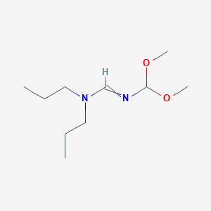 molecular formula C10H22N2O2 B14336661 N'-(Dimethoxymethyl)-N,N-dipropylmethanimidamide CAS No. 106661-32-9