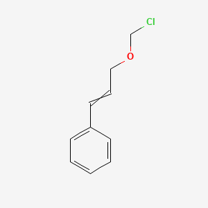 molecular formula C10H11ClO B14336695 [3-(Chloromethoxy)prop-1-en-1-yl]benzene CAS No. 104620-69-1