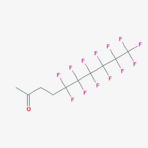 molecular formula C10H7F13O B14336788 5,5,6,6,7,7,8,8,9,9,10,10,10-Tridecafluorodecan-2-one CAS No. 110388-12-0
