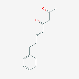 molecular formula C14H16O2 B14336806 8-Phenyl-5-octene-2,4-dione CAS No. 100330-51-6