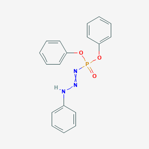 molecular formula C18H16N3O3P B14336818 Diphenyl (3-phenyltriaz-1-en-1-yl)phosphonate CAS No. 106181-14-0