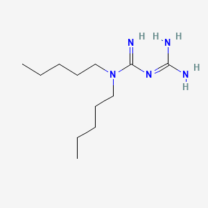 molecular formula C12H27N5 B14336828 1,1-Diamylbiguanide CAS No. 101491-41-2