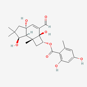 molecular formula C23H28O8 B14336852 melledonal A CAS No. 103847-15-0