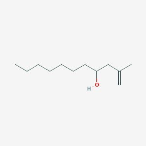 molecular formula C12H24O B14336860 2-Methylundec-1-EN-4-OL CAS No. 109874-10-4
