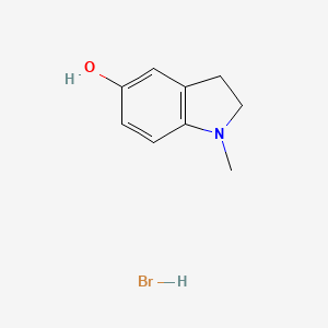 1-methyl-2,3-dihydro-1H-indol-5-ol hydrobromide