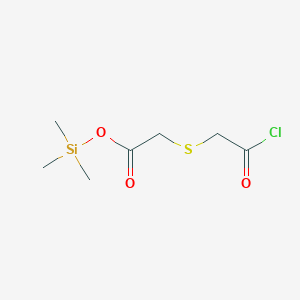 molecular formula C7H13ClO3SSi B14336880 Trimethylsilyl [(2-chloro-2-oxoethyl)sulfanyl]acetate CAS No. 110694-07-0