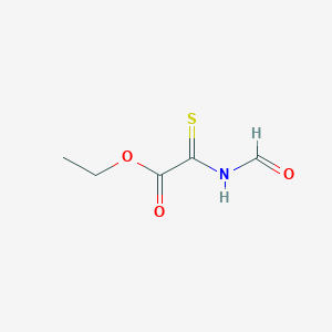 molecular formula C5H7NO3S B1433689 Ethyl (formylamino)(thioxo)acetate CAS No. 1254073-67-0