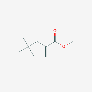 molecular formula C9H16O2 B1433702 Methyl 4,4-dimethyl-2-methylidenepentanoate CAS No. 1068601-63-7