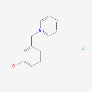 molecular formula C13H14ClNO B14337033 1-[(3-Methoxyphenyl)methyl]pyridin-1-ium chloride CAS No. 108575-63-9