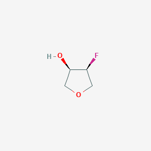 molecular formula C4H7FO2 B1433706 cis-4-Fluorotetrahydrofuran-3-ol CAS No. 1904093-85-1