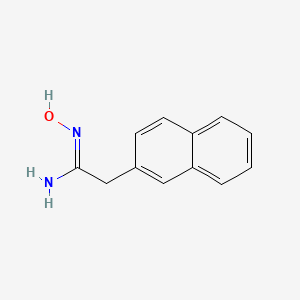 molecular formula C12H12N2O B1433707 n-Hydroxy-2-naphthalen-2-yl-acetamidine CAS No. 422564-76-9