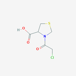 3-(Chloroacetyl)-1,3-thiazolidine-4-carboxylic acid