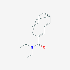 molecular formula C16H19NO B14337124 N,N-Diethylbicyclo[4.4.1]undeca-1(10),2,4,6,8-pentaene-2-carboxamide CAS No. 106817-61-2