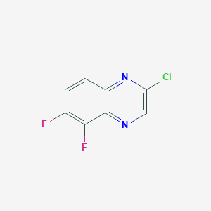 molecular formula C8H3ClF2N2 B1433713 2-Chloro-5,6-difluoroquinoxaline CAS No. 1384067-26-8