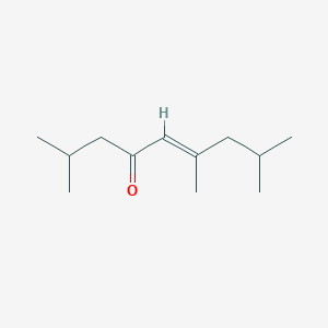 molecular formula C12H22O B1433717 2,6,8-Trimethyl-non-5-en-4-one CAS No. 19044-66-7