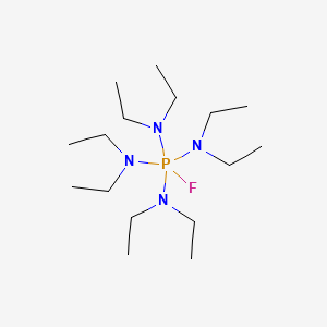 molecular formula C16H40FN4P B14337197 N,N,N',N',N'',N'',N''',N'''-Octaethyl-1-fluoro-lambda~5~-phosphanetetramine CAS No. 105234-93-3
