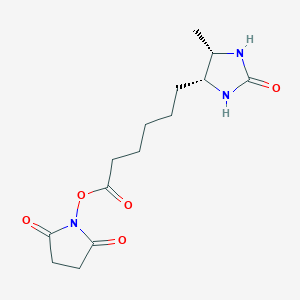 molecular formula C14H21N3O5 B1433731 Desthiobiotin NHS ester CAS No. 80750-24-9