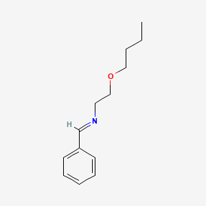 molecular formula C13H19NO B14337562 (E)-N-(2-Butoxyethyl)-1-phenylmethanimine CAS No. 105427-37-0