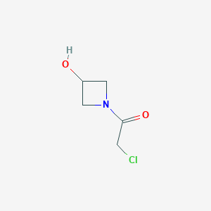 2-Chloro-1-(3-hydroxyazetidin-1-yl)ethan-1-one