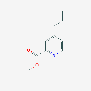 molecular formula C11H15NO2 B14337693 Ethyl 4-propylpyridine-2-carboxylate CAS No. 99985-98-5